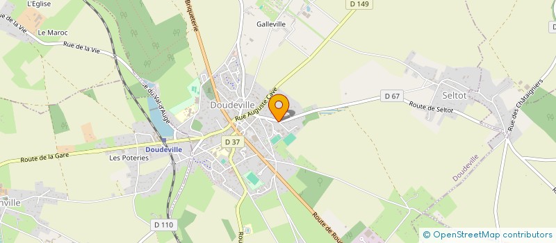 localisation de l'entreprise MADAME EVELYNE ROUSSIGNOL  DOUDEVILLE