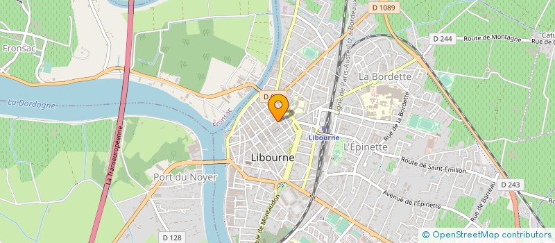 localisation de l'entreprise MADAME EVELYNE ROUX  LIBOURNE