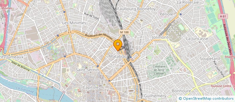 localisation de l'entreprise MADAME EVELYNE SADOURNY à TOULOUSE