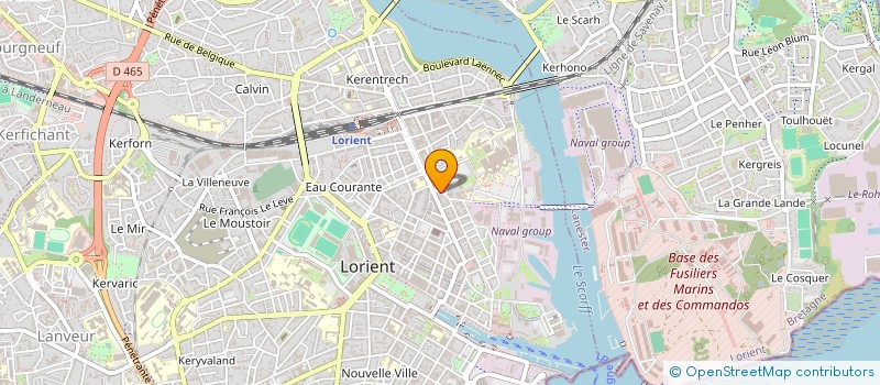 localisation de l'entreprise MADAME EVELYNE SANDREAU  LORIENT