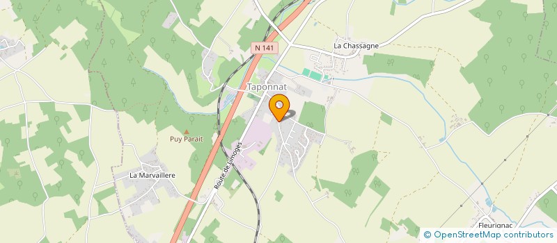 localisation de l'entreprise MADAME EVELYNE SARDIN à TAPONNAT-FLEURIGNAC