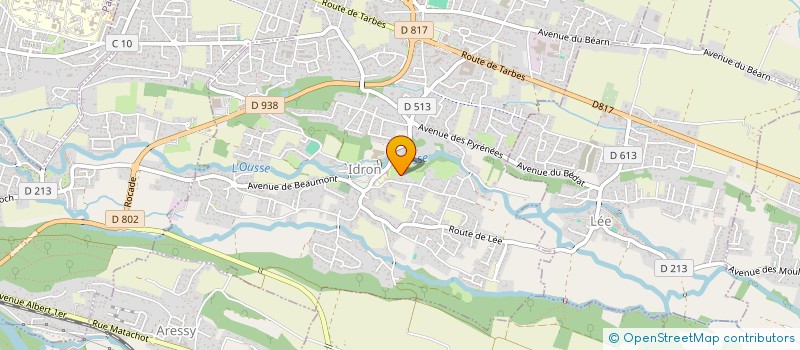 localisation de l'entreprise MADAME EVELYNE SARTHOU  IDRON