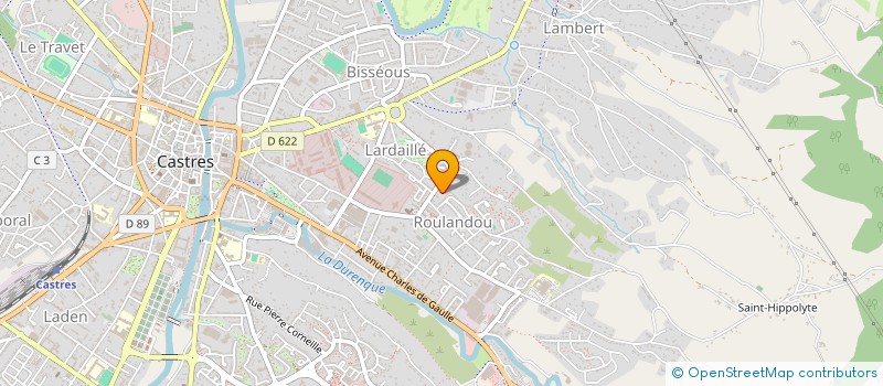 localisation de l'entreprise MADAME EVELYNE SAURY  GUITALENS-L'ALBAREDE