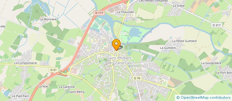 localisation de l'entreprise MADAME EVELYNE SAUVAGET  SAINT-PHILBERT-DE-GRAND-LIEU