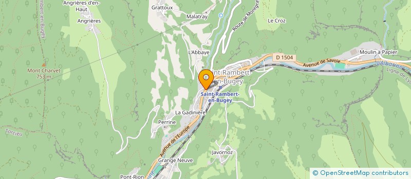 localisation de l'entreprise MADAME EVELYNE SCARBOTTE à SAINT-RAMBERT-EN-BUGEY