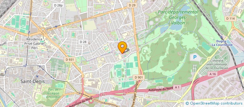 localisation de l'entreprise MADAME EVELYNE SCARON  SAINT-DENIS