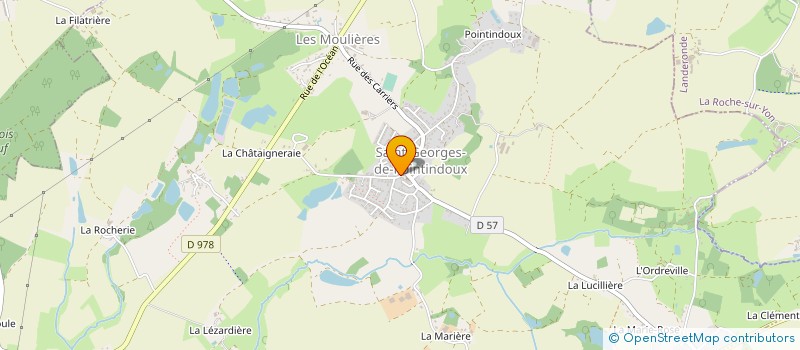 localisation de l'entreprise MADAME EVELYNE SCHEUERMANN  SAINT-GEORGES-DE-POINTINDOUX