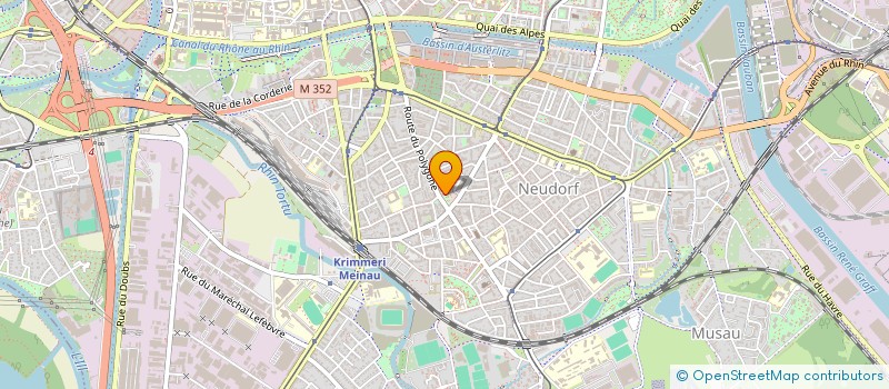 localisation de l'entreprise MADAME EVELYNE SCHMITT à STRASBOURG