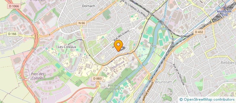 localisation de l'entreprise MADAME EVELYNE SCHMITT à MULHOUSE