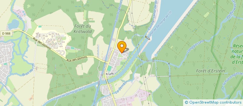 localisation de l'entreprise MADAME EVELYNE SCHOEFFTER  ERSTEIN