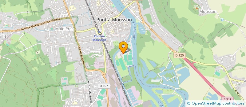 localisation de l'entreprise MADAME EVELYNE SCHOLTES  PONT A MOUSSON