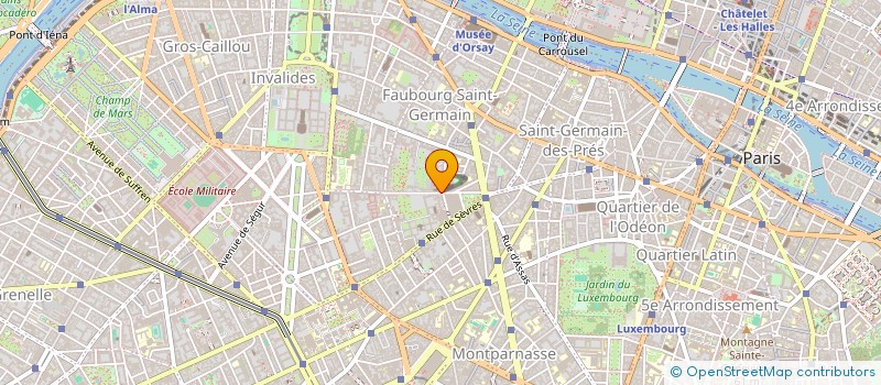 localisation de l'entreprise MADAME EVELYNE SEGUY à PARIS