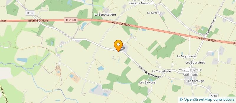 localisation de l'entreprise MADAME EVELYNE SERRE à AUVILLIERS-EN-GATINAIS