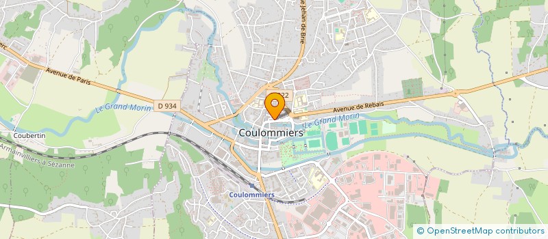 localisation de l'entreprise MADAME EVELYNE SERVANT  COULOMMIERS