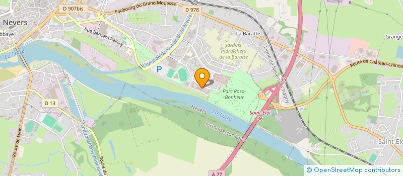 localisation de l'entreprise MADAME EVELYNE SIMON à NEVERS