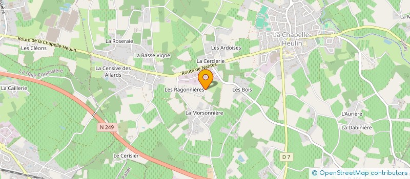 localisation de l'entreprise MADAME EVELYNE SIMON  LA CHAPELLE-HEULIN