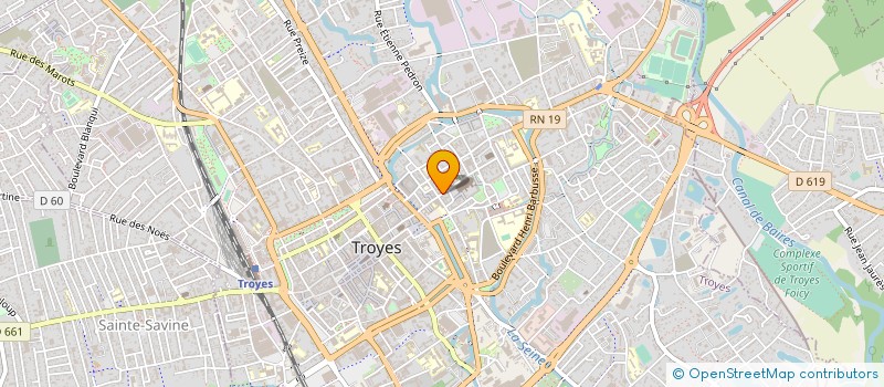 localisation de l'entreprise MADAME EVELYNE SORET à TROYES