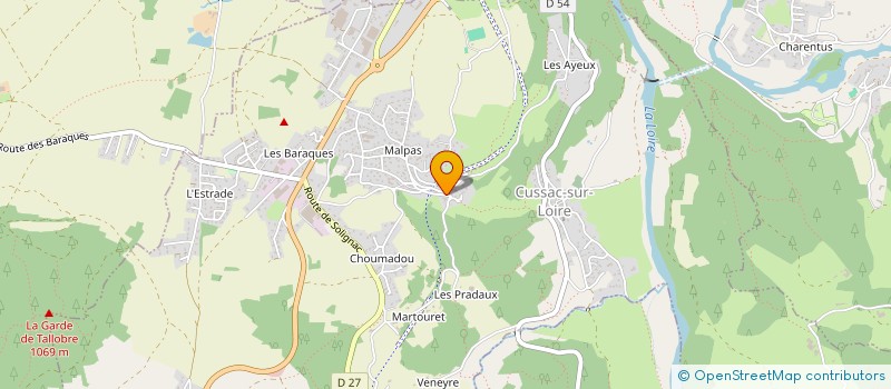 localisation de l'entreprise MADAME EVELYNE SOUCHE à CUSSAC-SUR-LOIRE