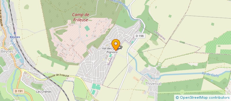 localisation de l'entreprise MADAME EVELYNE SOULIE  BEYNES