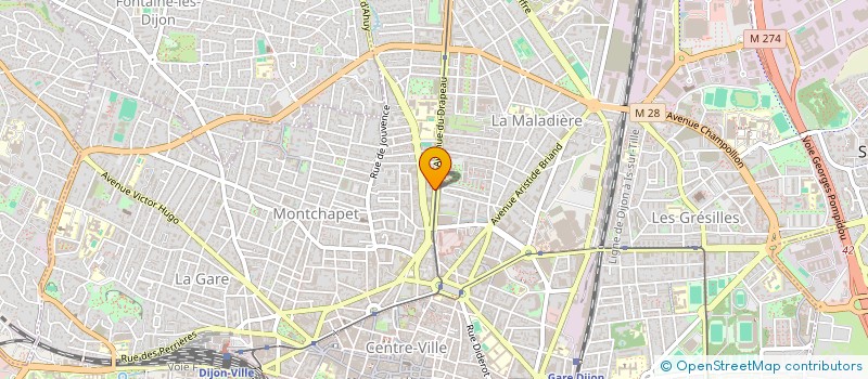 localisation de l'entreprise MADAME EVELYNE SPARAGNA à DIJON