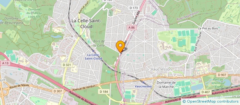 localisation de l'entreprise MADAME EVELYNE STAWIARSKI à LA CELLE-SAINT-CLOUD