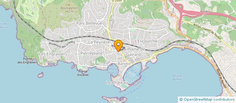 localisation de l'entreprise MADAME EVELYNE SUPPA à BANDOL
