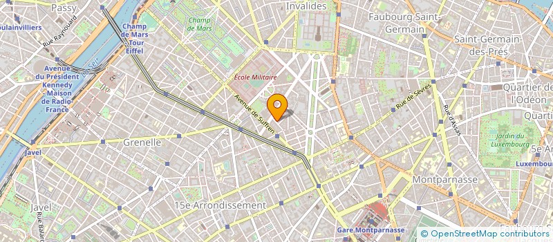 localisation de l'entreprise MADAME EVELYNE SURAND à PARIS