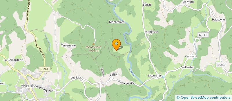 localisation de l'entreprise MADAME EVELYNE TAVERNIER  EGLISOLLES