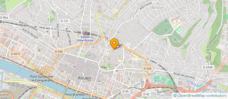 localisation de l'entreprise MADAME EVELYNE TEISSIER  ROUEN