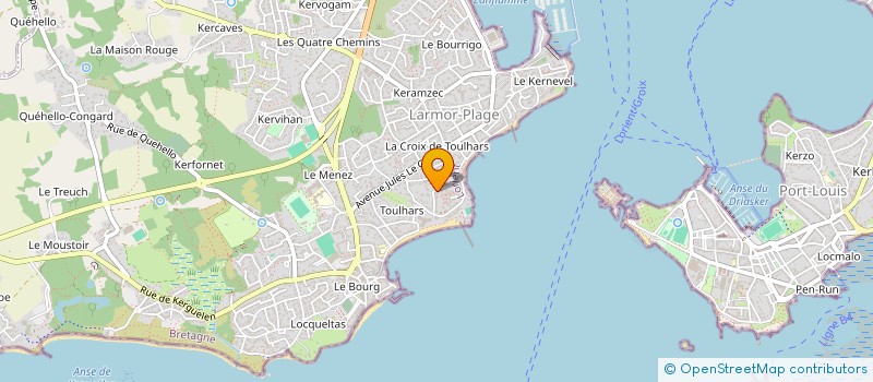 localisation de l'entreprise MADAME EVELYNE TERKELTOBA  LARMOR-PLAGE