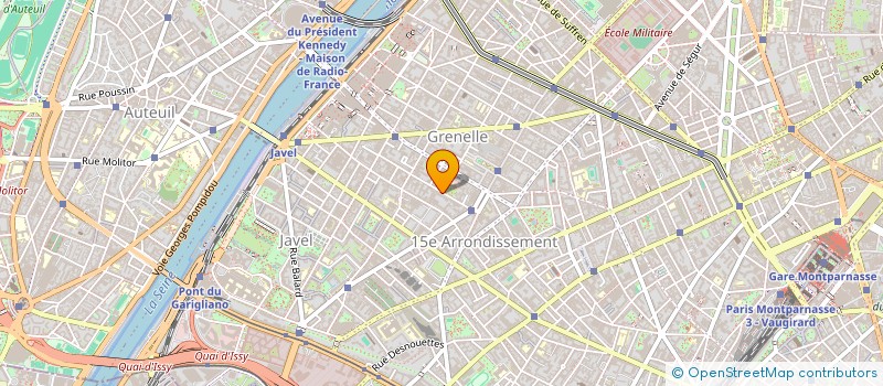 localisation de l'entreprise MADAME EVELYNE TEXIER  PARIS