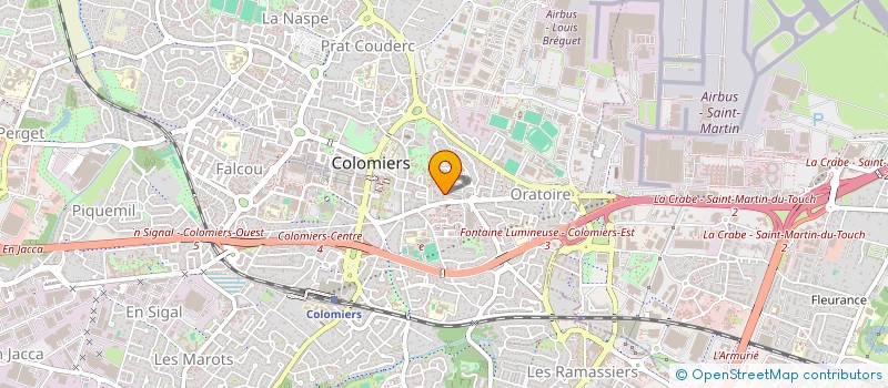 localisation de l'entreprise MADAME EVELYNE THEAS à COLOMIERS