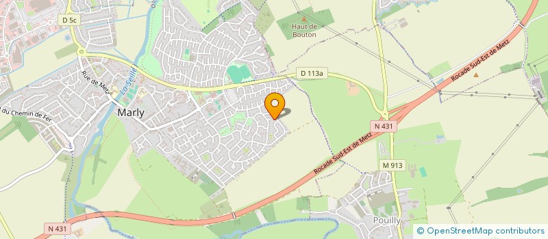 localisation de l'entreprise MADAME EVELYNE THIRY  MARLY