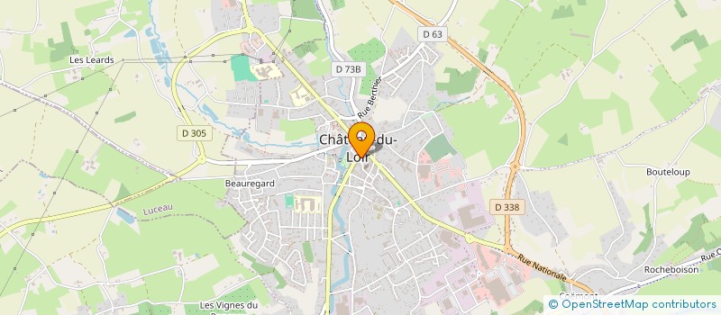 localisation de l'entreprise MADAME EVELYNE THOUZARD  MONTVAL-SUR-LOIR