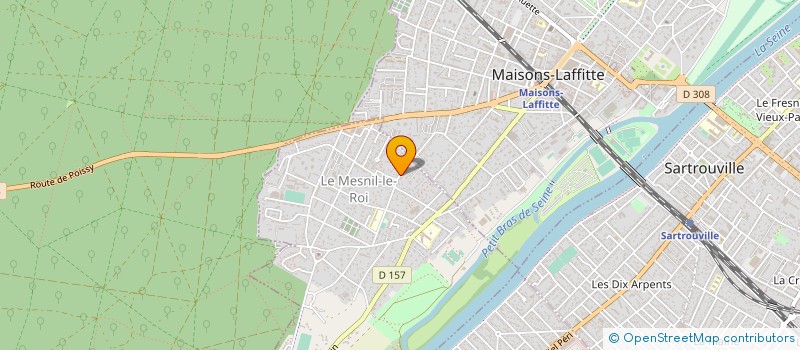 localisation de l'entreprise MADAME EVELYNE TOMLJANOVIC  LE MESNIL-LE-ROI