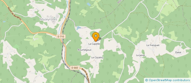 localisation de l'entreprise MADAME EVELYNE TOUCHES  SAINT-CERNIN-DE-L'HERM