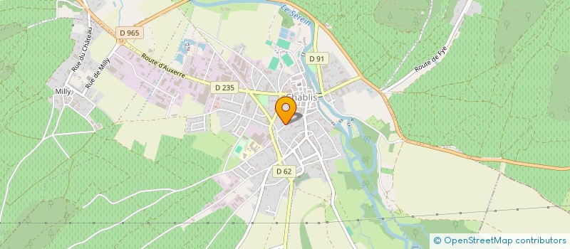 localisation de l'entreprise MADAME EVELYNE TREMBLAY  CHABLIS