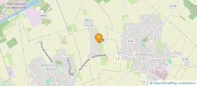 localisation de l'entreprise MADAME EVELYNE TROUILLET  HERRIN