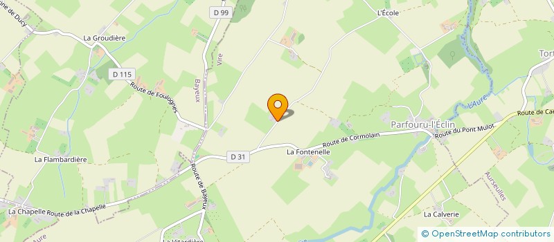 localisation de l'entreprise MADAME EVELYNE VALENTINE  CAUMONT-SUR-AURE