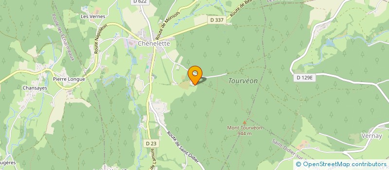 localisation de l'entreprise MADAME EVELYNE VALLETTE  REGNIE-DURETTE