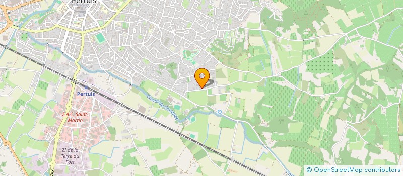 localisation de l'entreprise MADAME EVELYNE VALLINI  PERTUIS