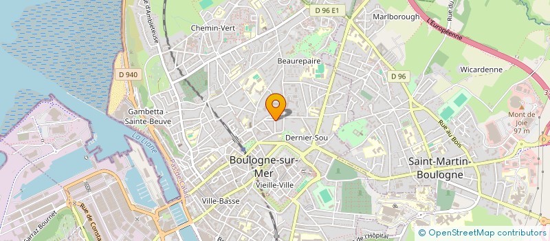 localisation de l'entreprise MADAME EVELYNE VAN BROECK à BOULOGNE-SUR-MER