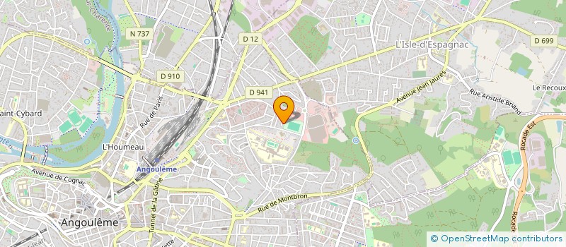 localisation de l'entreprise MADAME EVELYNE VAN DE ZANDE à ANGOULEME