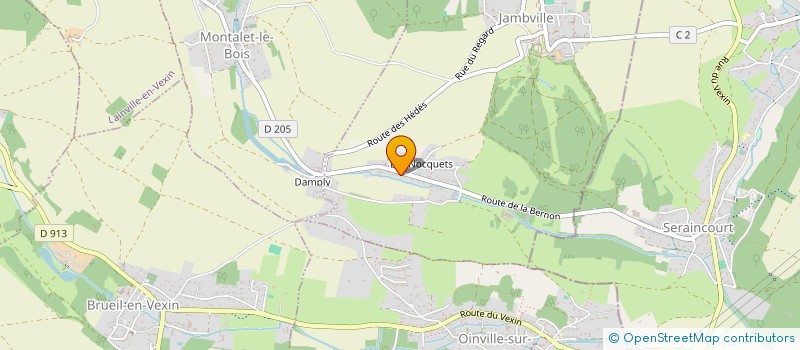 localisation de l'entreprise MADAME EVELYNE VAN GHYSEGHEM  JAMBVILLE