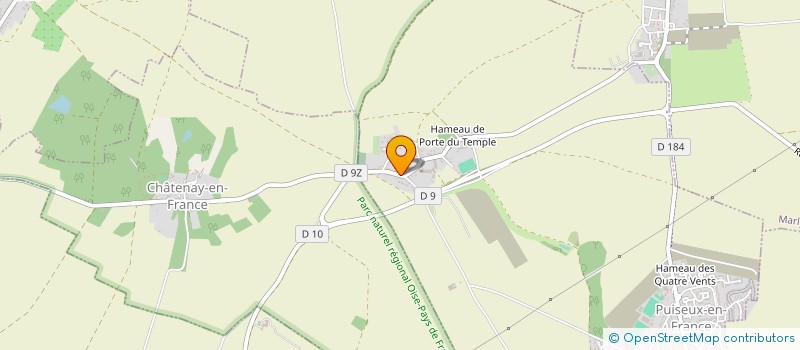 localisation de l'entreprise MADAME EVELYNE VAN HAETSDAELE  PUISEUX-EN-FRANCE