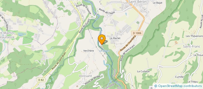 localisation de l'entreprise MADAME EVELYNE VENEROSY  SAINT-BERON