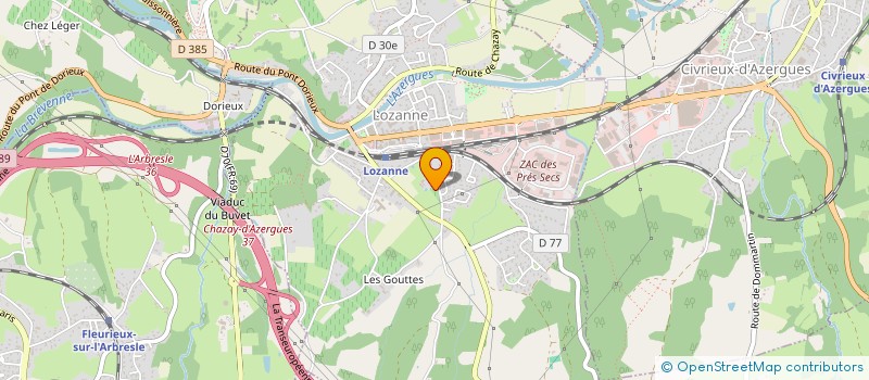 localisation de l'entreprise MADAME EVELYNE VENET  LISSIEU