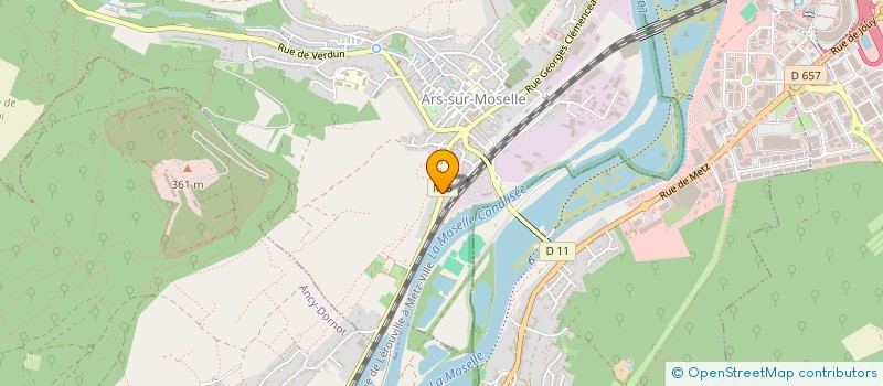 localisation de l'entreprise MADAME EVELYNE VIALLE  ARS-SUR-MOSELLE