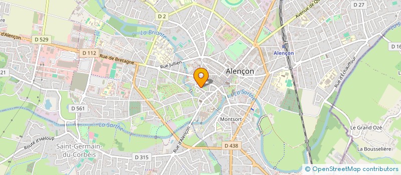 localisation de l'entreprise MADAME EVELYNE VIGNY à ALENCON