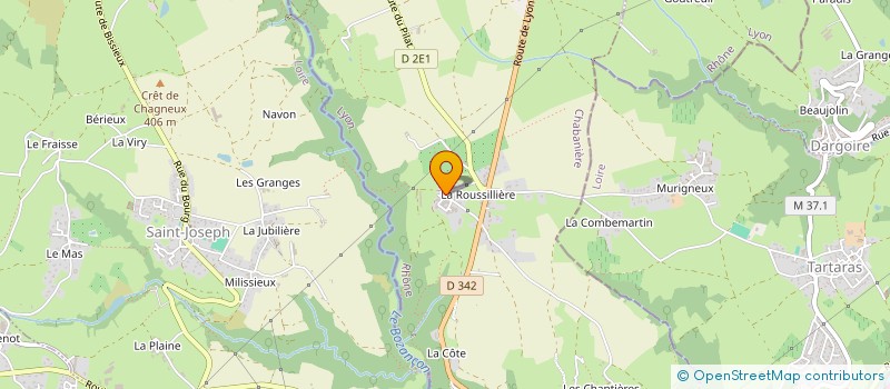 localisation de l'entreprise MADAME EVELYNE VILLENEUVE  CHABANIERE